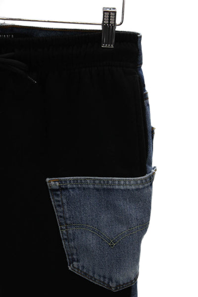 Levi's Unisex Vintage Black Tapered Jeans Mid Rise Cotton Size 28