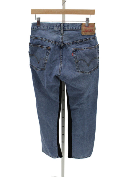 Levi's Unisex Vintage Black Tapered Jeans Mid Rise Cotton Size 28