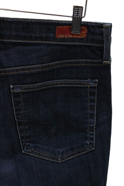 AG Adriano Goldschmied Womens Skinny Jeans Blue Zip High Rise Size 30
