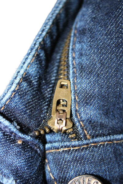 AG Adriano Goldschmied Womens Skinny Jeans Blue Zip High Rise Size 30