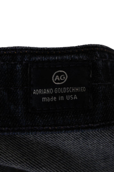 AG Adriano Goldschmied Womens Skinny Jeans Blue Zip High Rise Size 30