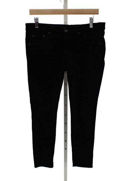 Rag & Bone Womens Skinny Black Jeans Cotton Blend 32 Inseam Size 30