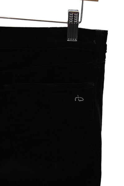 Rag & Bone Womens Skinny Black Jeans Cotton Blend 32 Inseam Size 30