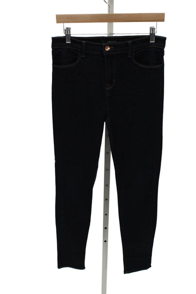 J Brand Womens Skinny Jeans High Rise Blue Viscose Size 29