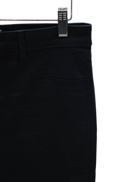 L'Agence Women Skinny Jeans Blue High Rise Cotton Blend Button Fly Size 30