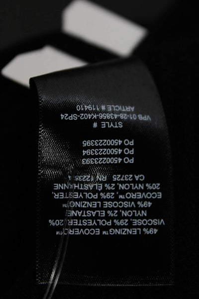 Babaton Womens Basic Black Scoop Neck Sleeveless Tank Eco Viscose Size 2XS