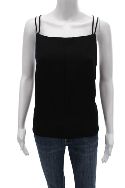 Rag & Bone Women Camisole Black Square Neck Polyester Blend Size 4