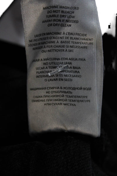 Re/Done Women Black High Rise Straight Jeans Cotton Blend Button Size 26