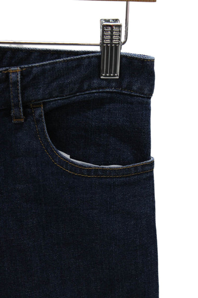 Charlotte Brody Womens Flared Blue High Rise Jeans Cotton Blend Size 26