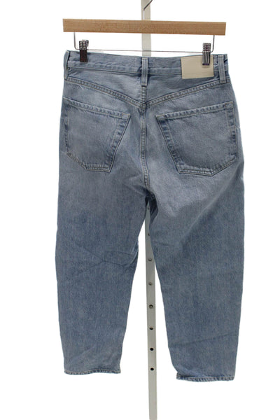 Citizens of Humanity Women Tapered Jeans Blue High Rise 24in Inseam Size 25