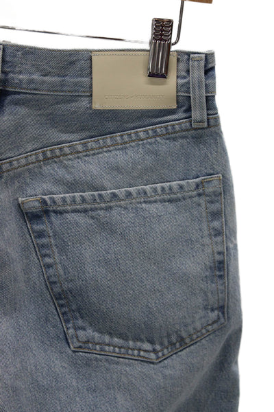 Citizens of Humanity Women Tapered Jeans Blue High Rise 24in Inseam Size 25
