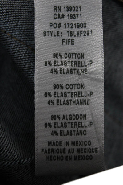 Frame Womens High Rise Flared Jeans Blue Cotton Size 26