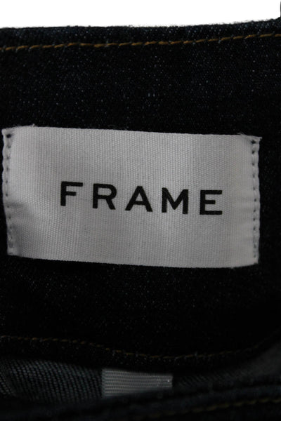 Frame Womens High Rise Flared Jeans Blue Cotton Size 26