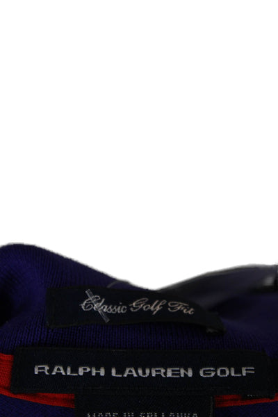 Ralph Lauren Golf Womens Purple Cotton Collared Short Sleeve Polo Size M