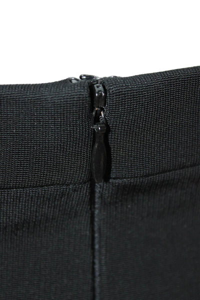 Cushnie Et Ochs Women Flare Mini Skirt Black Zip Size 2