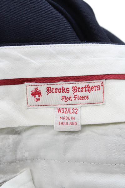 Brooks Brothers Mens Dress Pants Gray Wool Button Size 32