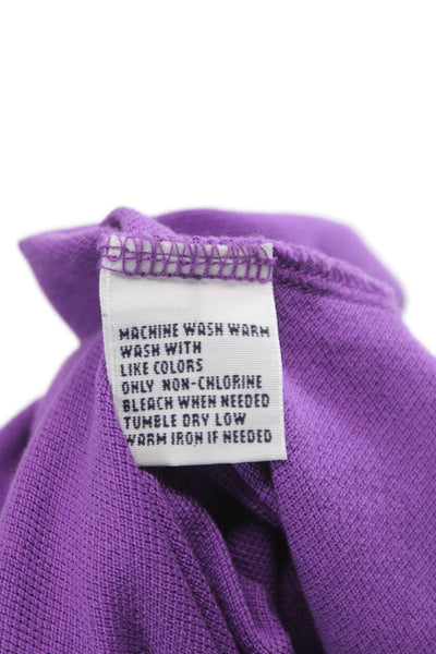 Polo Ralph Lauren Mens Purple Pima Cotton Polo Shirt Short Sleeve Size S