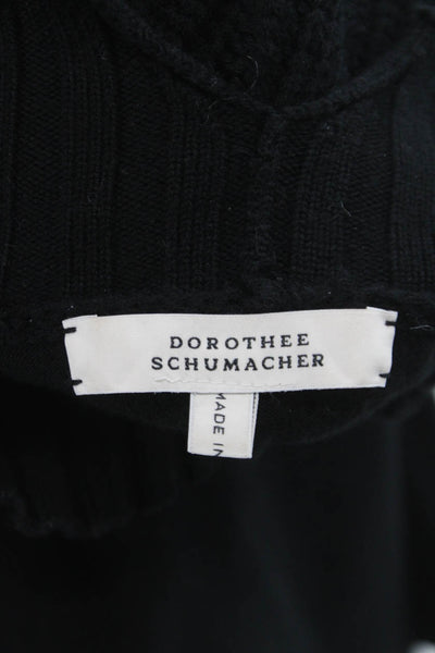 Dorothee Schumacher Women Sweater Dress Gray Virgin Wool Turtleneck Size 3