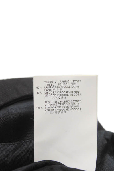 MM6 Maison Margiela Women Mini Wool Skirt Gray Zip Size 36