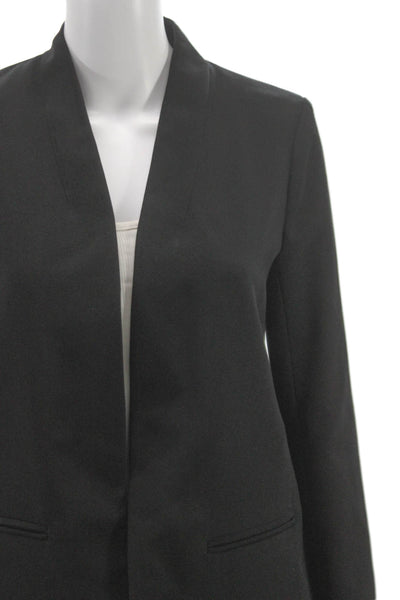 Bailey 44 Women Blazer Black Polyester Long Sleeve Buttoned Size S