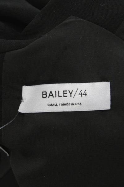 Bailey 44 Women Blazer Black Polyester Long Sleeve Buttoned Size S
