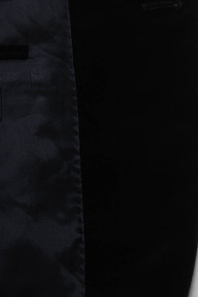 Tombolini Mens Blue Cotton Solid Blazer Size 46