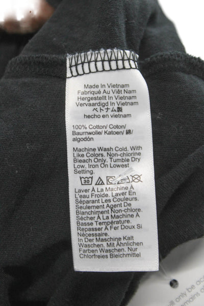 J Crew Women Jersey V-Neck Gray Cotton Short Sleeve T-Shirt Size XS
