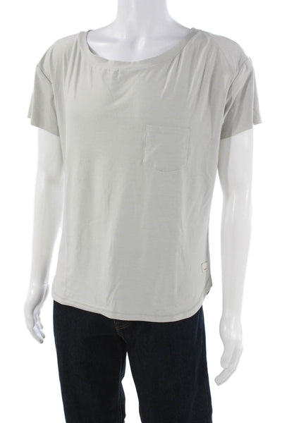 Vuori Mens Basic Gray Short Sleeve T-Shirt Size M