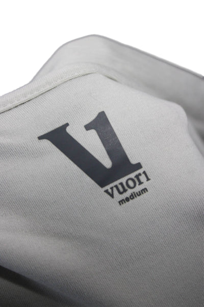 Vuori Mens Basic Gray Short Sleeve T-Shirt Size M