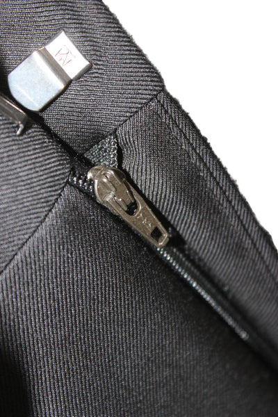 The Kooples Mens Dress Pants Black Wool Zipper Fly Size 52