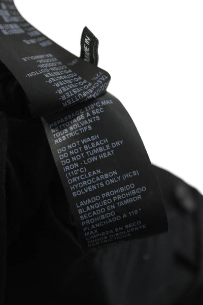 The Kooples Mens Dress Pants Black Wool Zipper Fly Size 52