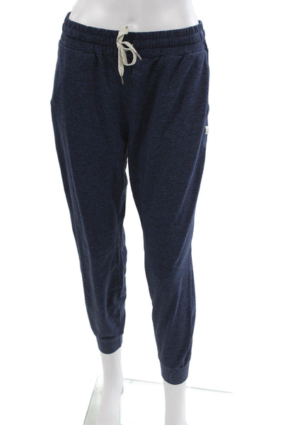 Vuori Unisex Flecked Blue Jogger Drawstring Recycled Polyester Size M