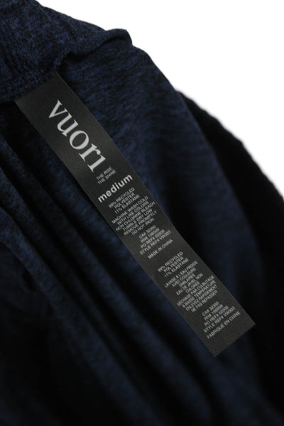 Vuori Unisex Flecked Blue Jogger Drawstring Recycled Polyester Size M