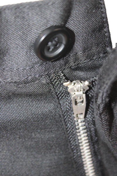 John Galt Teens Cargo Pants Black Button 30 Inseam Size S