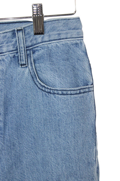 J Brand Women Straight High Rise Blue Cotton Blend Jeans Size 27
