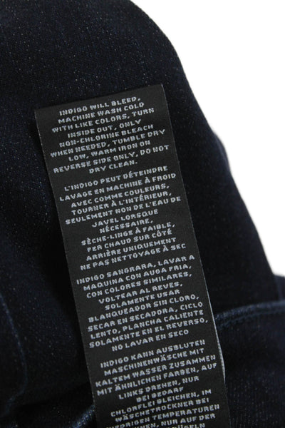 J Brand Womens Skinny Jeans Blue Mid Rise Viscose Zip Size 24