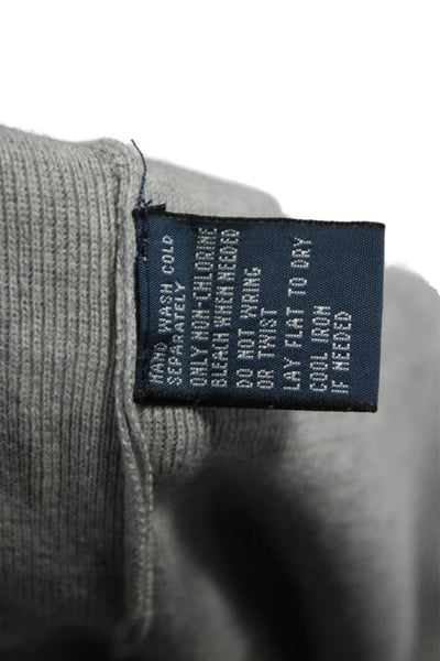 Polo Ralph Lauren Mens Sweater Vest V Neck Pima Cotton Gray Size S