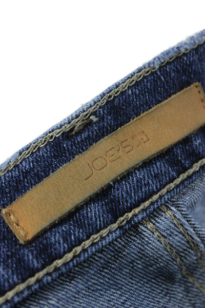 Joes Womens Cut-Off Button Blue Cotton Spandex Shorts Size 29