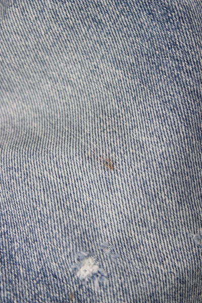 Moussy Women Straight Jeans Blue High Rise 28 Inseam Size 25