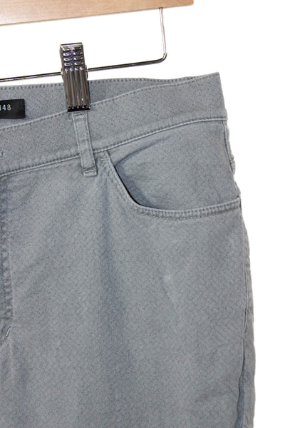 Lafayette 148 New York Womens Gray Dress Pants Cotton Geometric Size 6