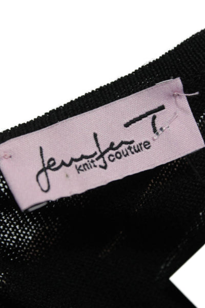Jennifer Tyler Women Black Basic Sleeveless Scoop Neck Tank Size 50