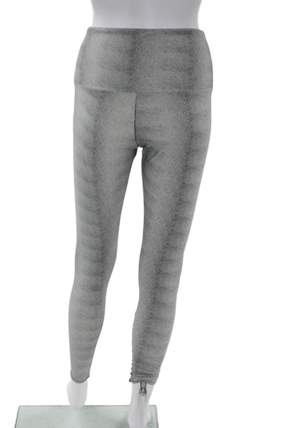 ONZIE Women Animal Print Gray Ankle Leggings Polyester Size XS