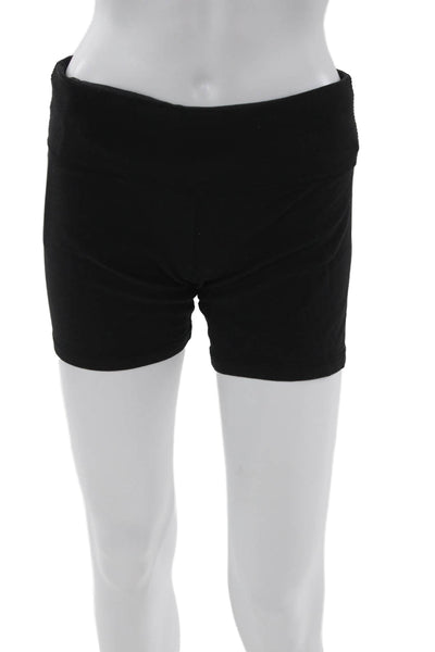 Lululemon Womens Athletic Shorts Black Nylon Blend Summer Size 6