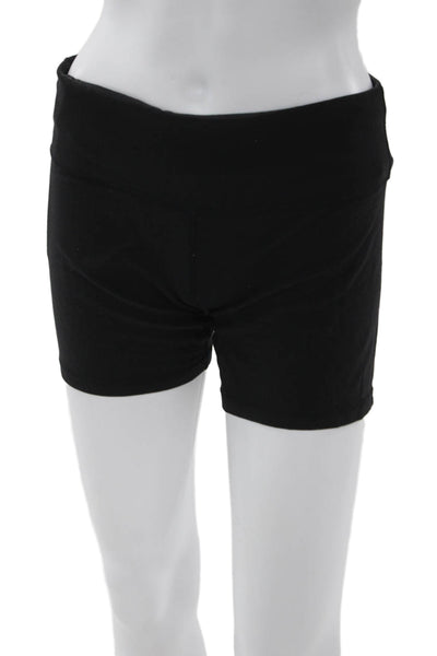 Lululemon Womens Athletic Shorts Black Nylon Blend Summer Size 6