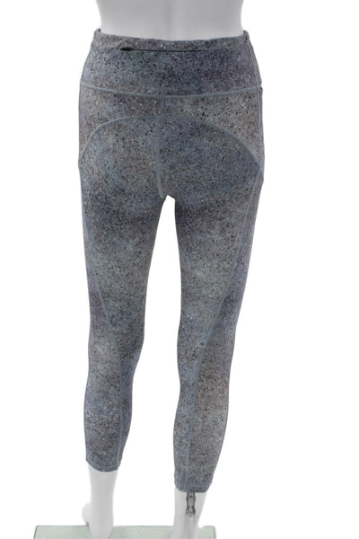 Lululemon Women Multicolor Speckled Capri Leggings Synthetic Pull On Size 6