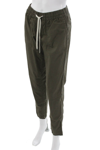 Vuori Womens Jogger Pants Green Drawstring Organic Cotton Size XS
