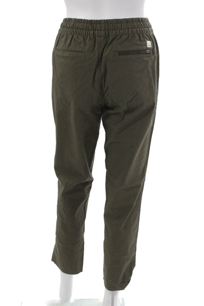 Vuori Womens Jogger Pants Green Drawstring Organic Cotton Size XS