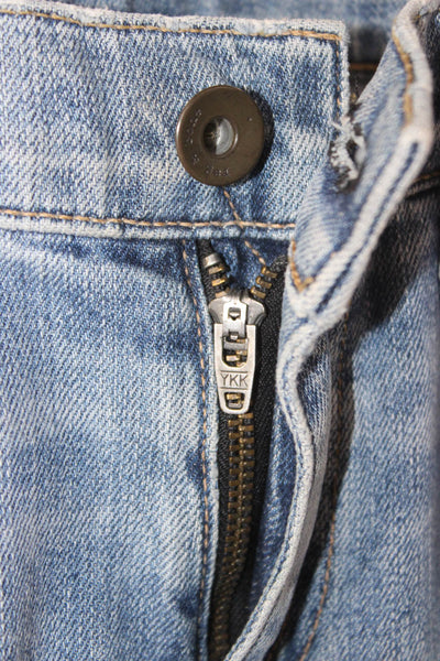 Rag & Bone Jean Women Skinny Jeans Blue Low Rise Button Size 24