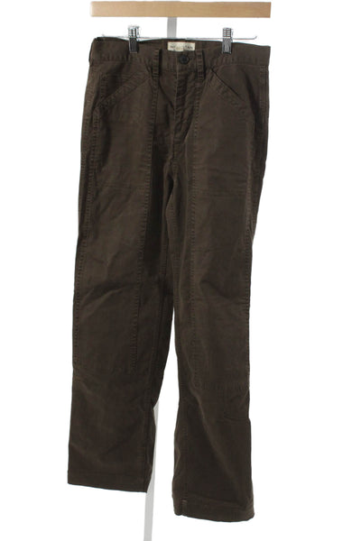 Nili Lotan Womens Cargo Pants Brown Button Inseam 26 Size 0