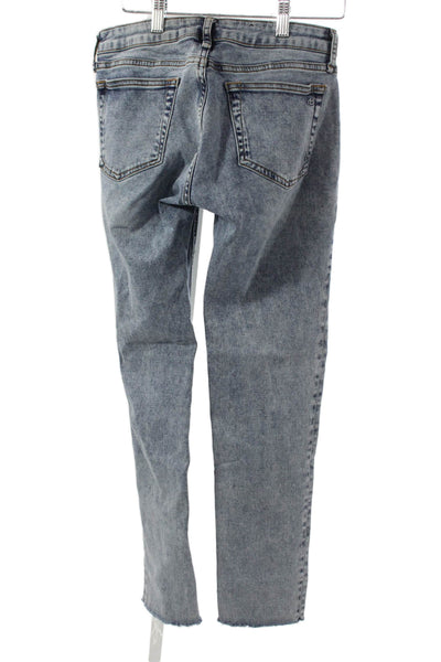 Rag & Bone Women Skinny Blue Jeans Low Rise Cotton Blend Size 24